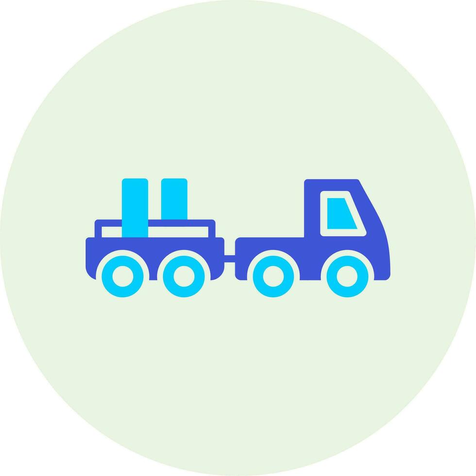 Baggage Truck Vector Icon