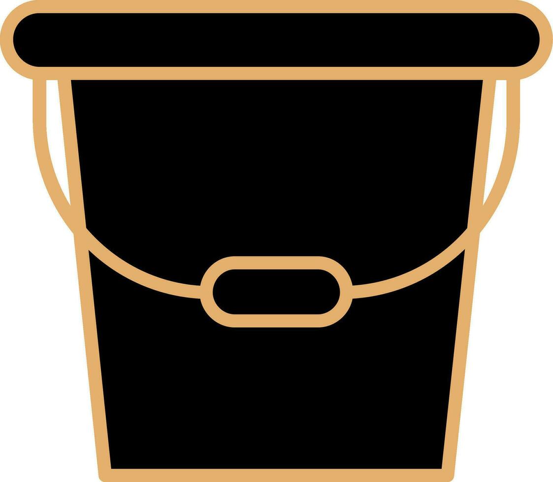 Water Bucket Vector Icon