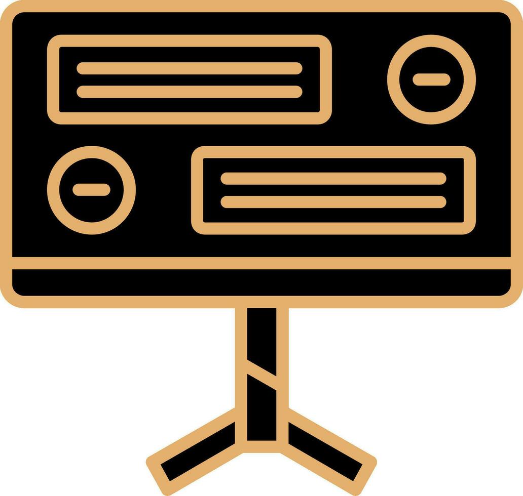 Desktop Computer Vector Icon