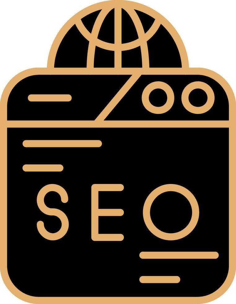 icono de vector de seo