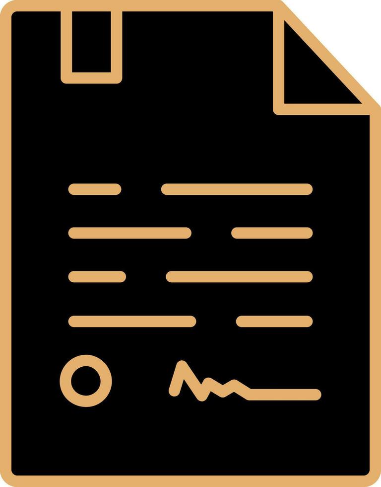 Contract Vector Icon