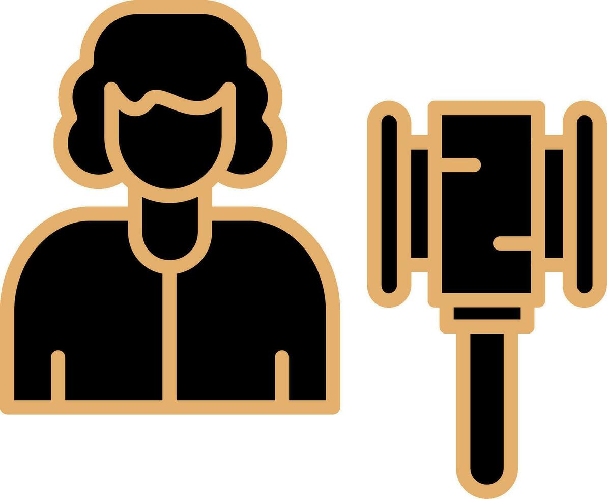Judge Vector Icon