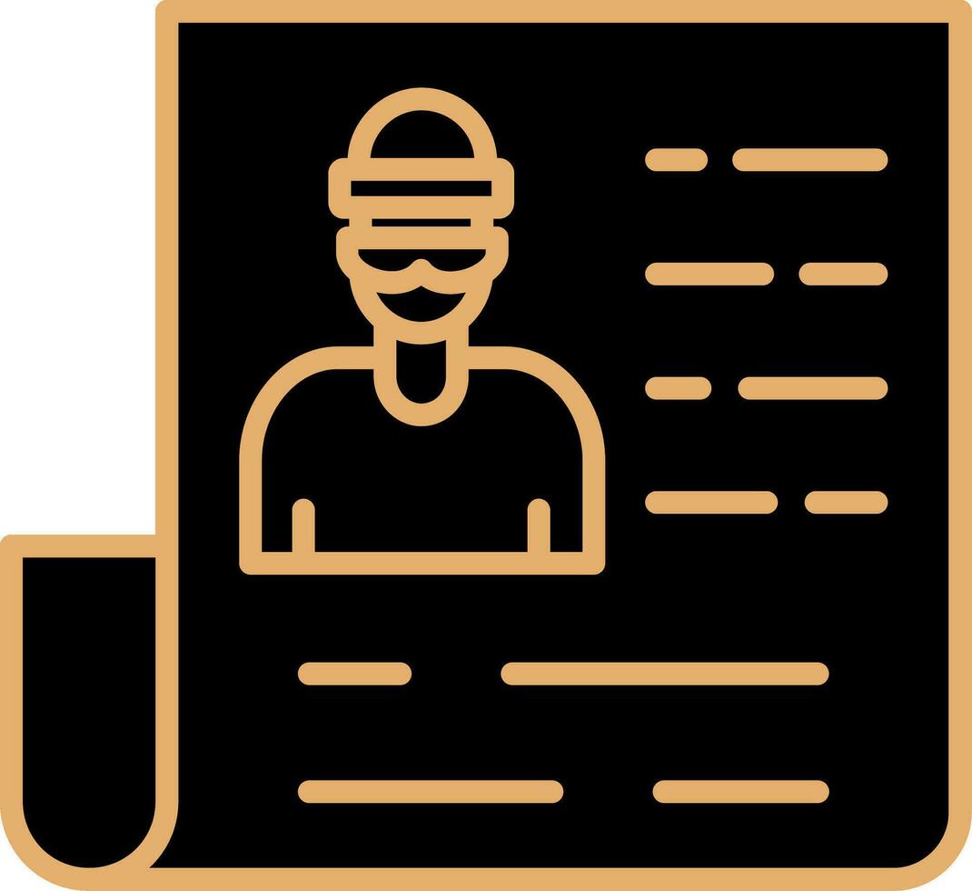Newspaper Vector Icon