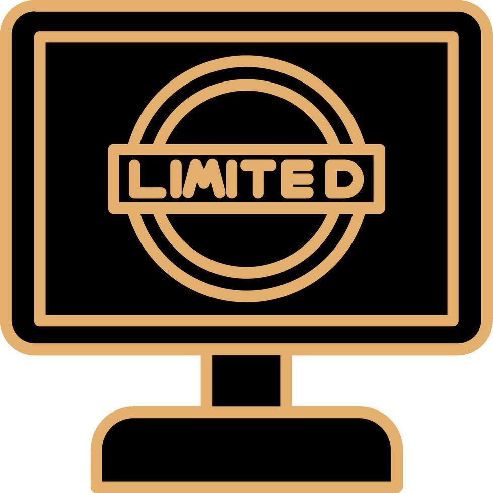 Limited Vector Icon