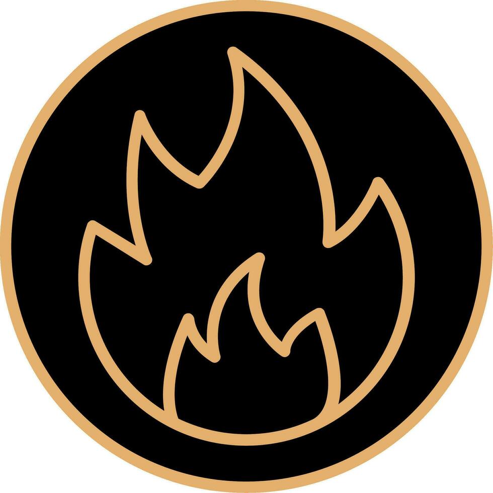 Flammable Vector Icon