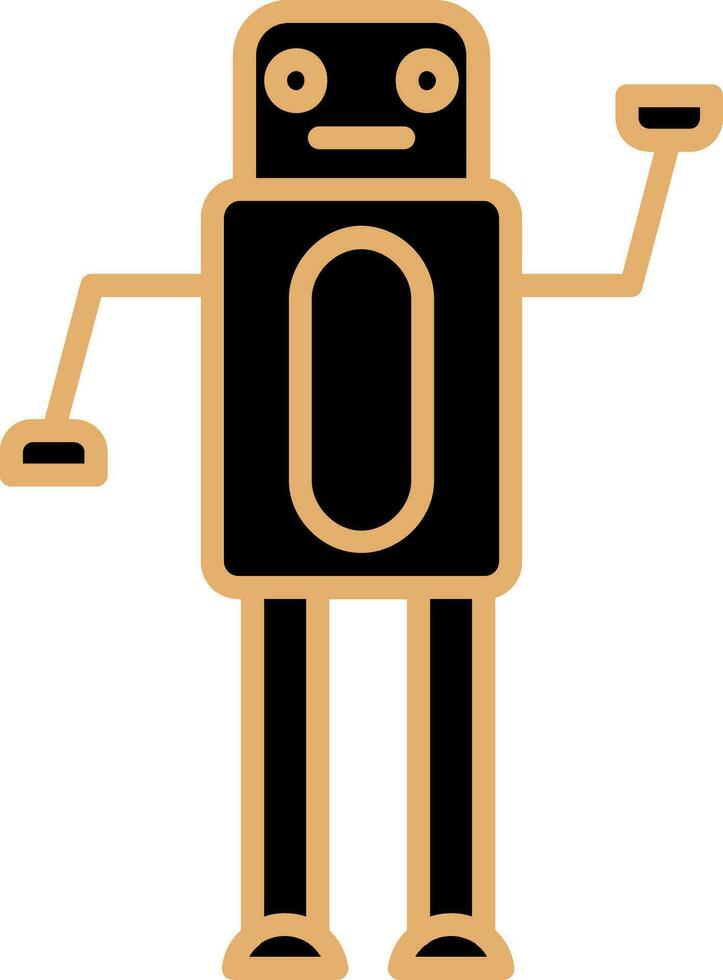 icono de vector de robot