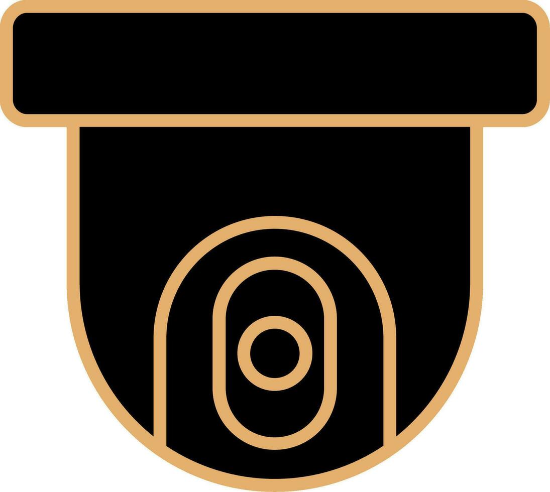 icono de vector de cámara de seguridad