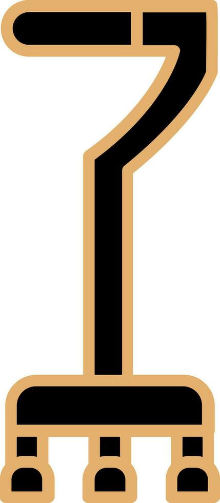 Walking Stick Vector Icon
