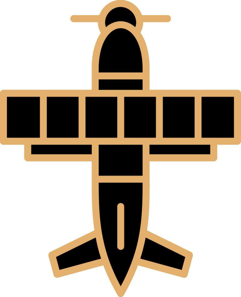 biplano vector icono