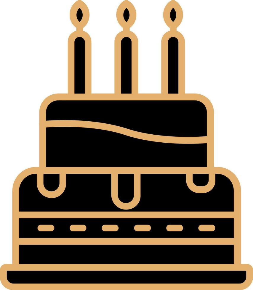 Birthday Cake Vector Icon