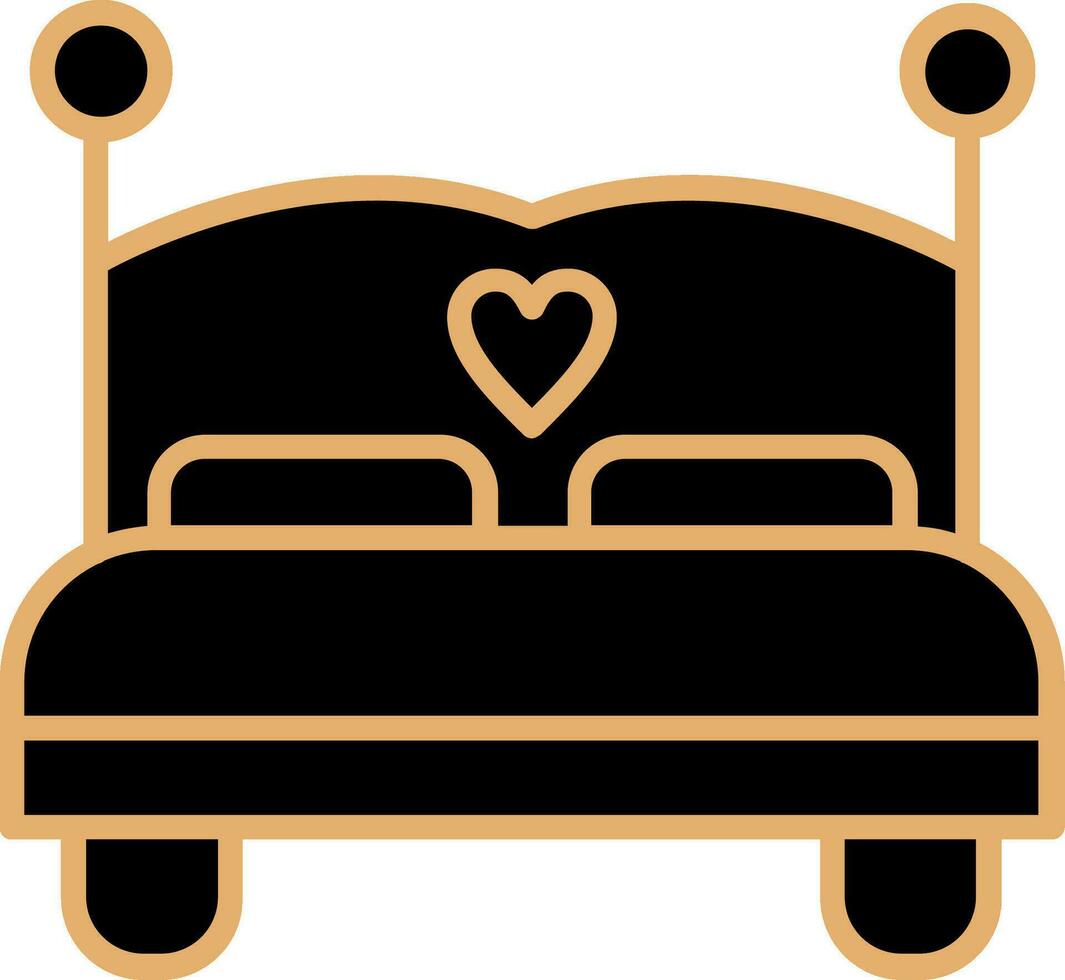 Double Bed Vector Icon