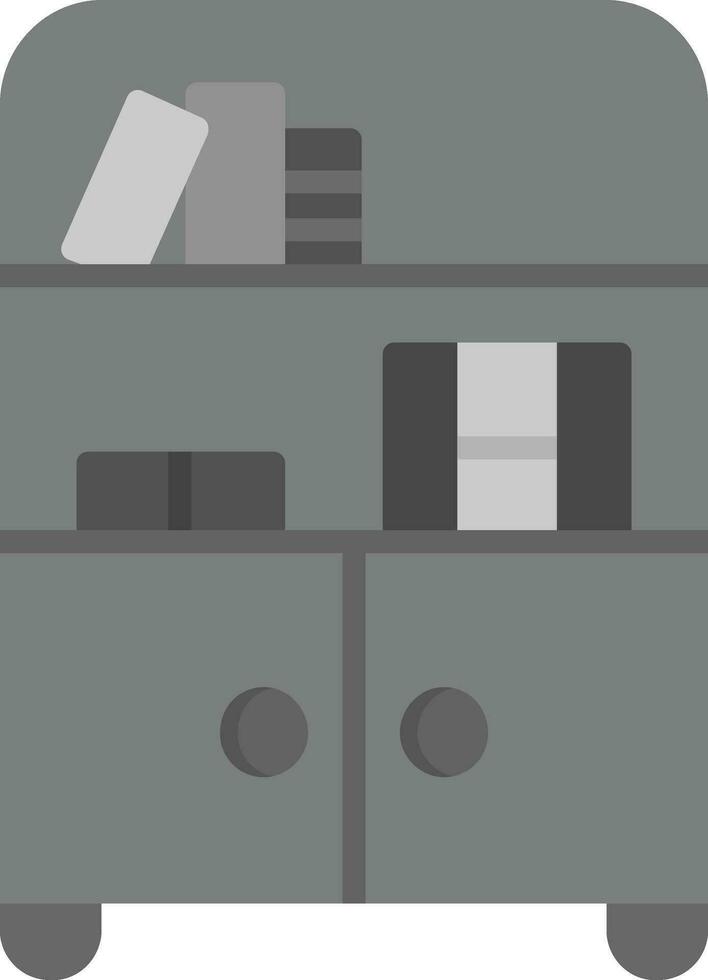 Bookshelf Vector Icon