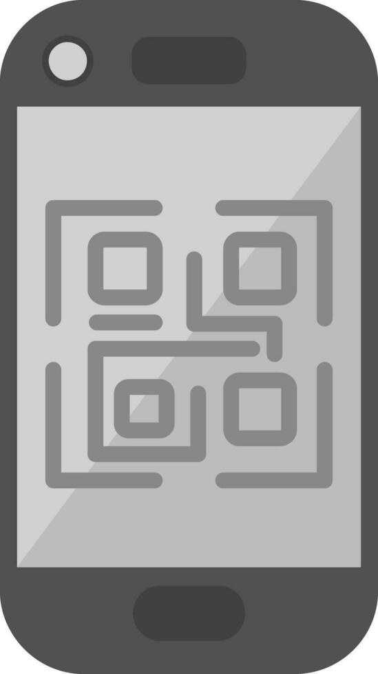 icono de vector de código qr