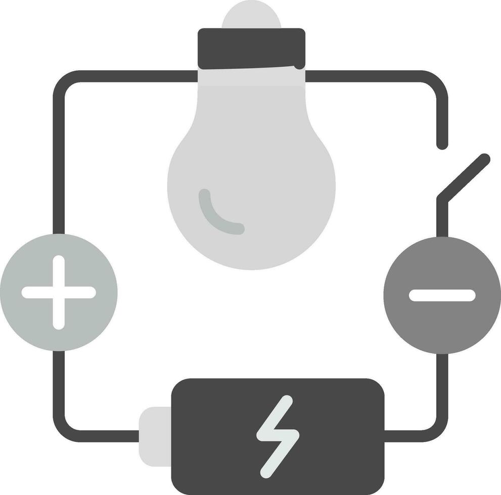 icono de vector de circuito eléctrico