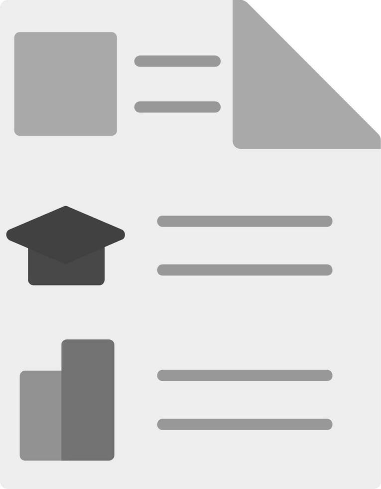Curriculum Vitae Vector Icon