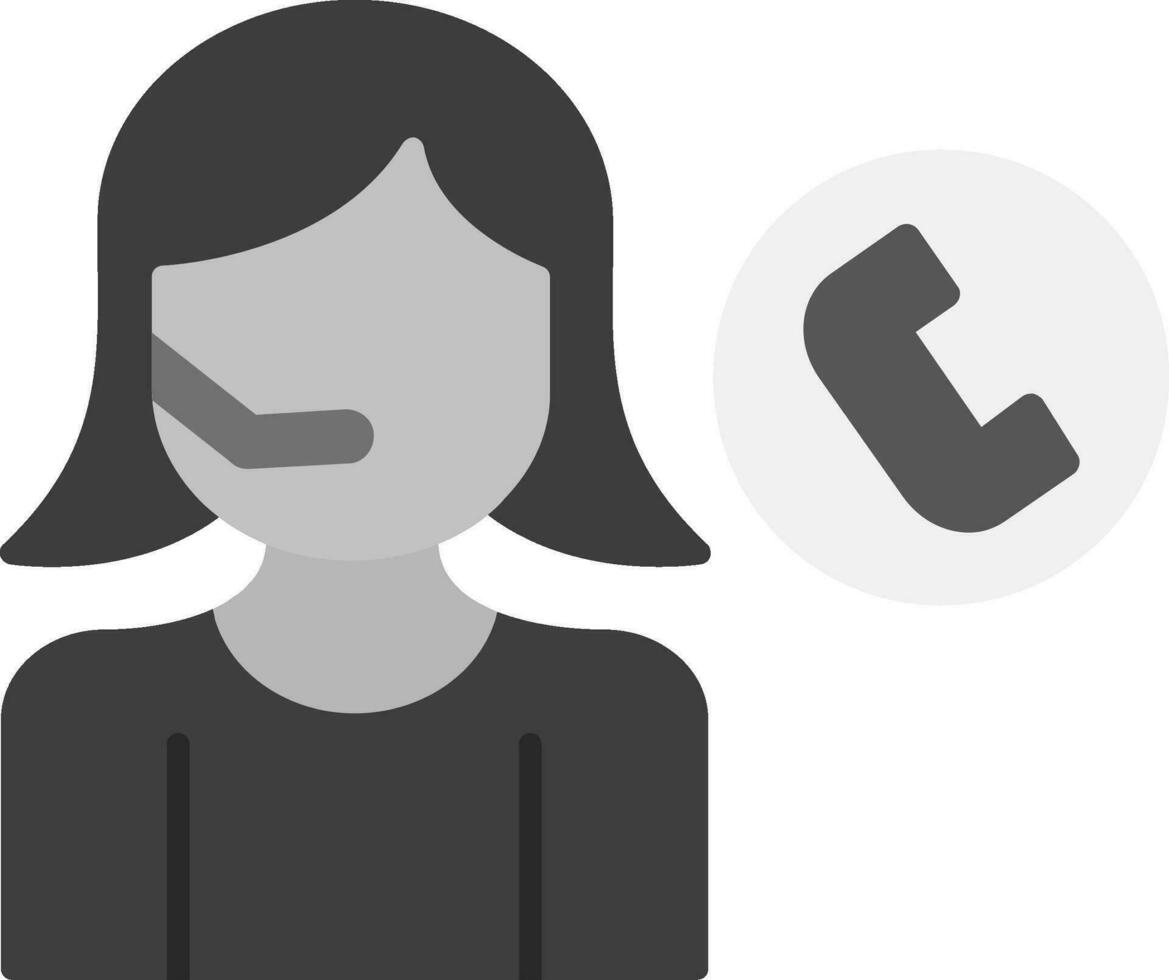 Call Center Agent Vector Icon