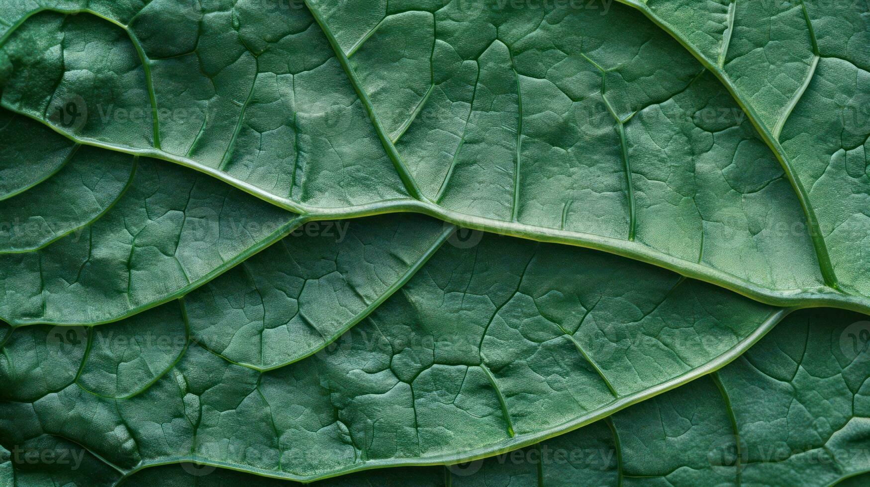 AI generated Generative AI, macro texture of green leaf veins, green foliage texture, ecology background photo