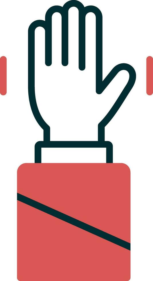 Hand Up Vector Icon