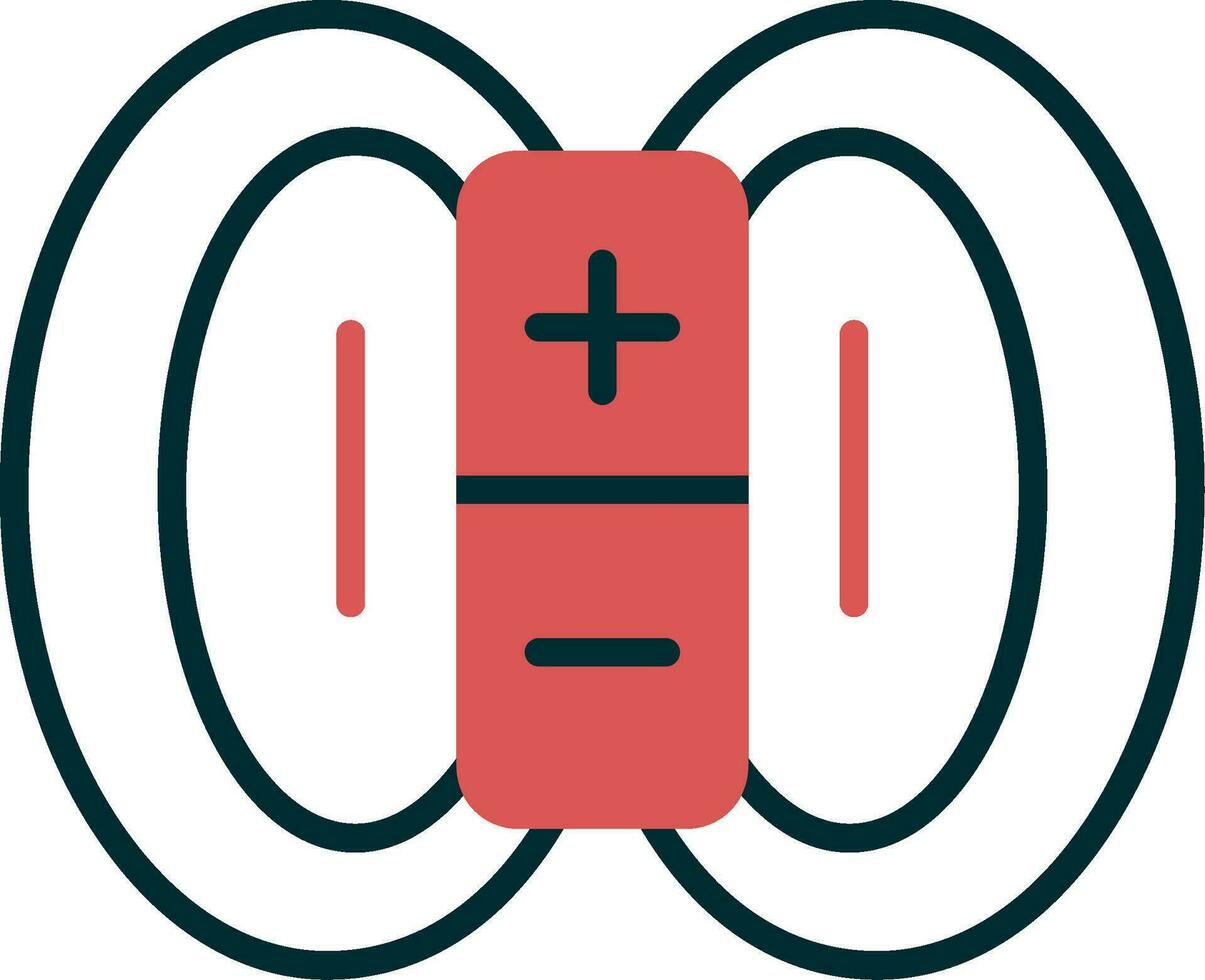 Magnetic Field Vector Icon