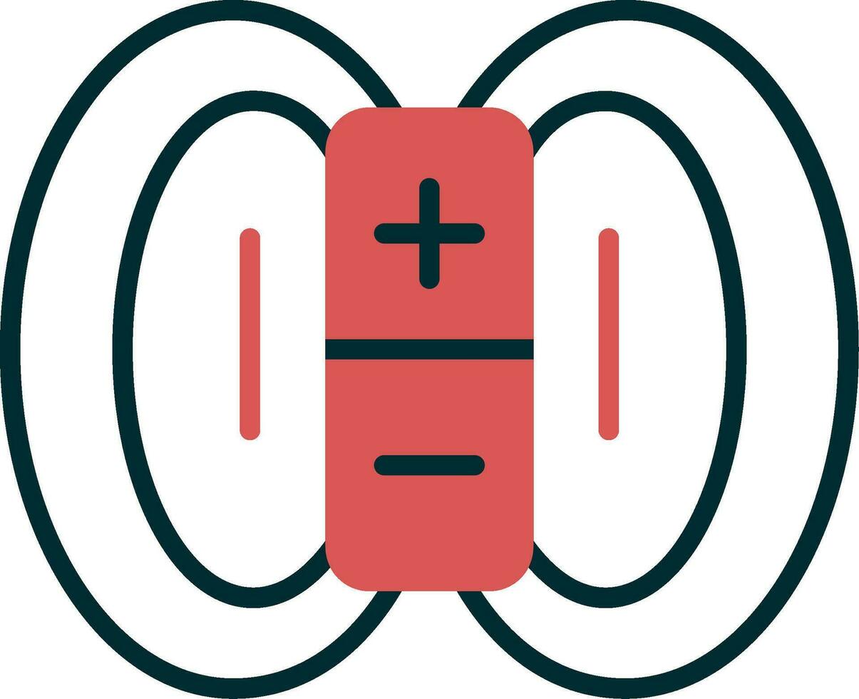 Magnetic Field Vector Icon