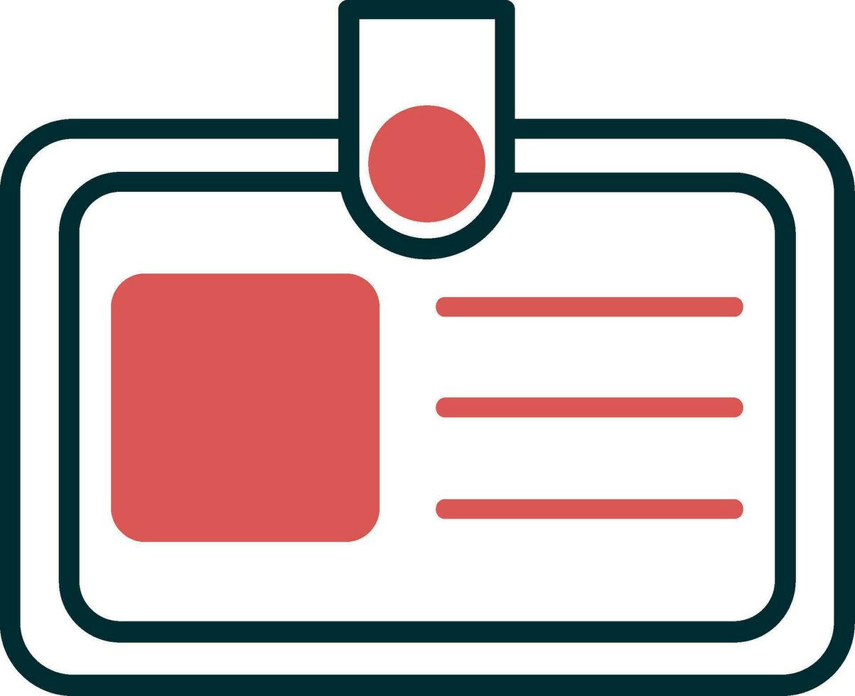 Identification Card Vector Icon