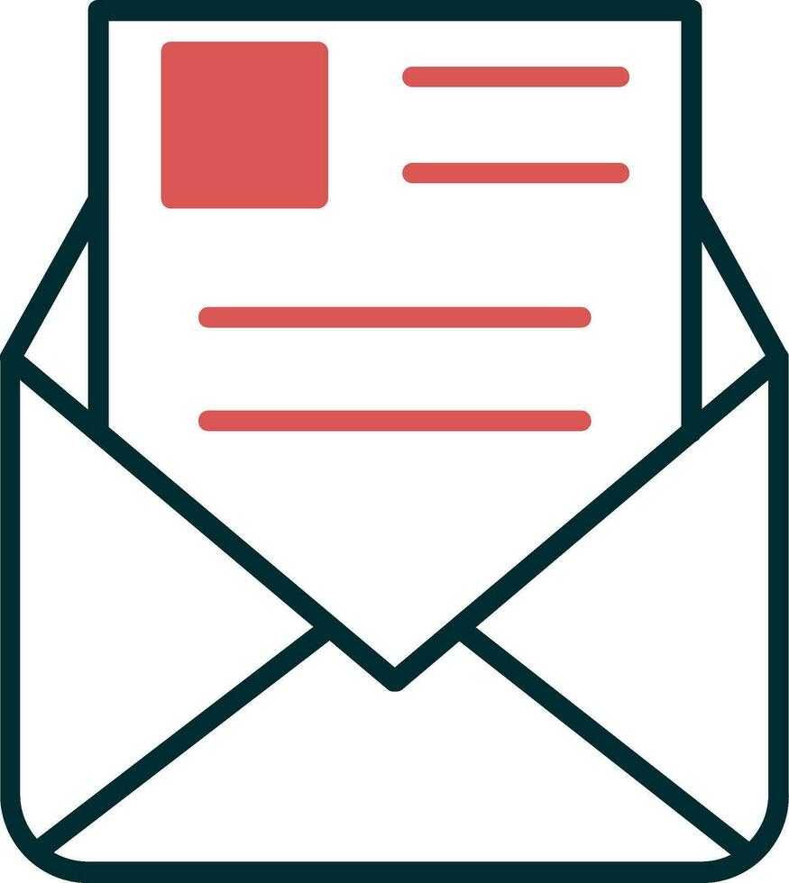 icono de vector de correo