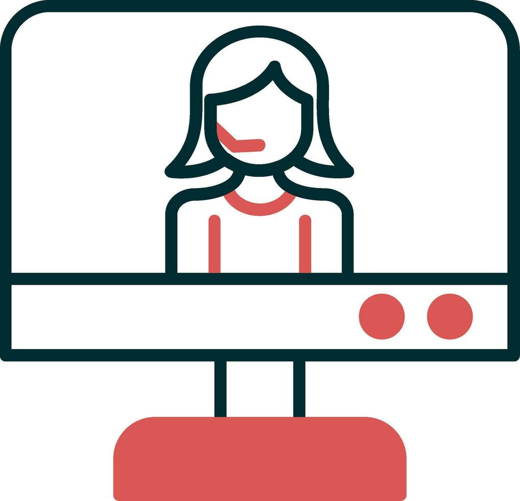 Online Support Vector Icon