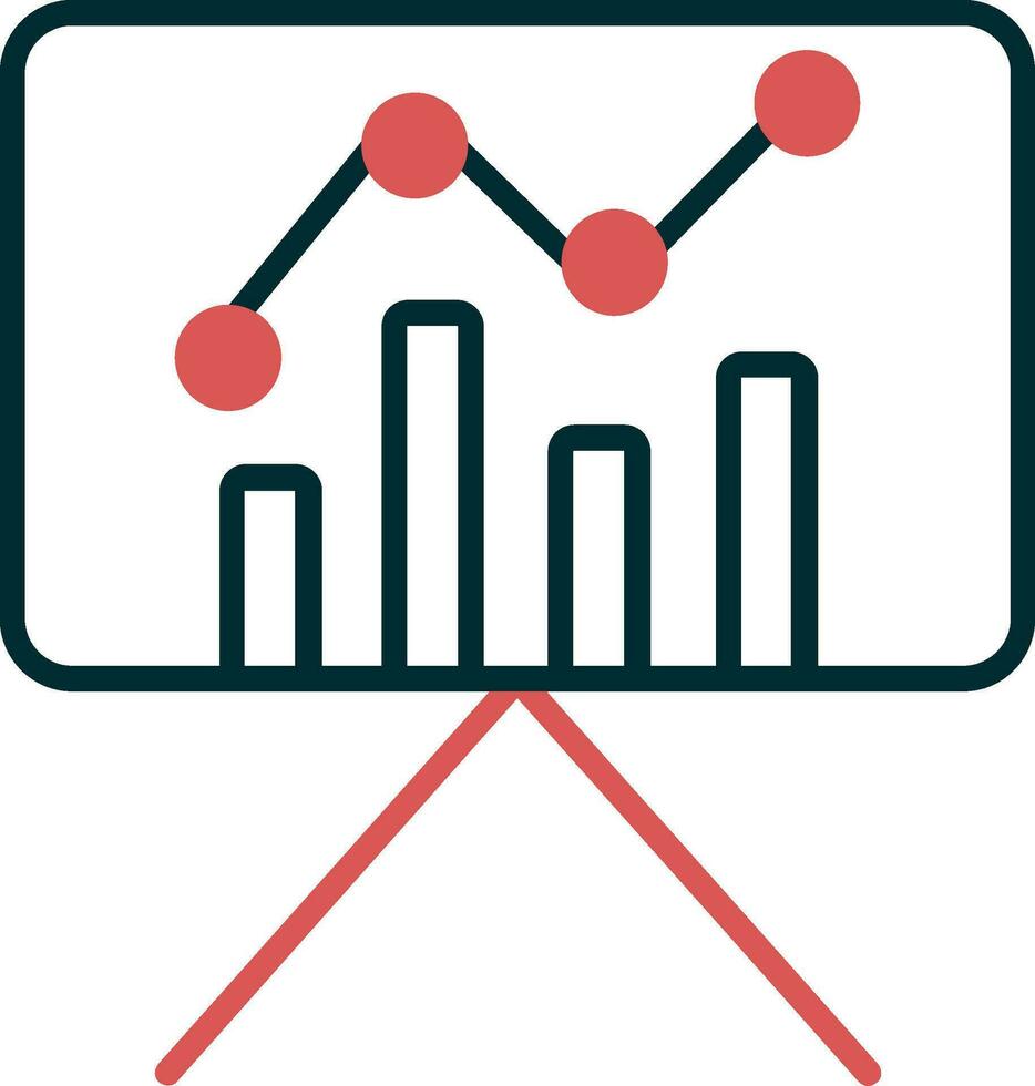 Stats Presentation Vector Icon