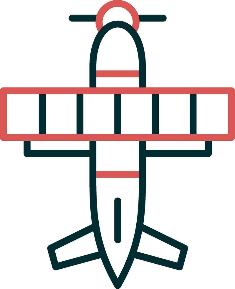 Biplane Vector Icon