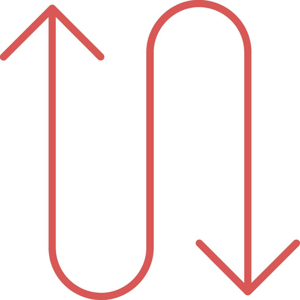 Zigzag Vector Icon