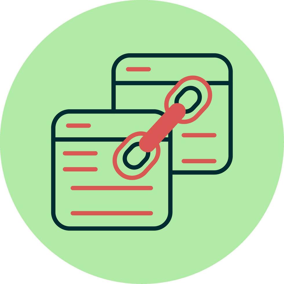 Backlink Vector Icon