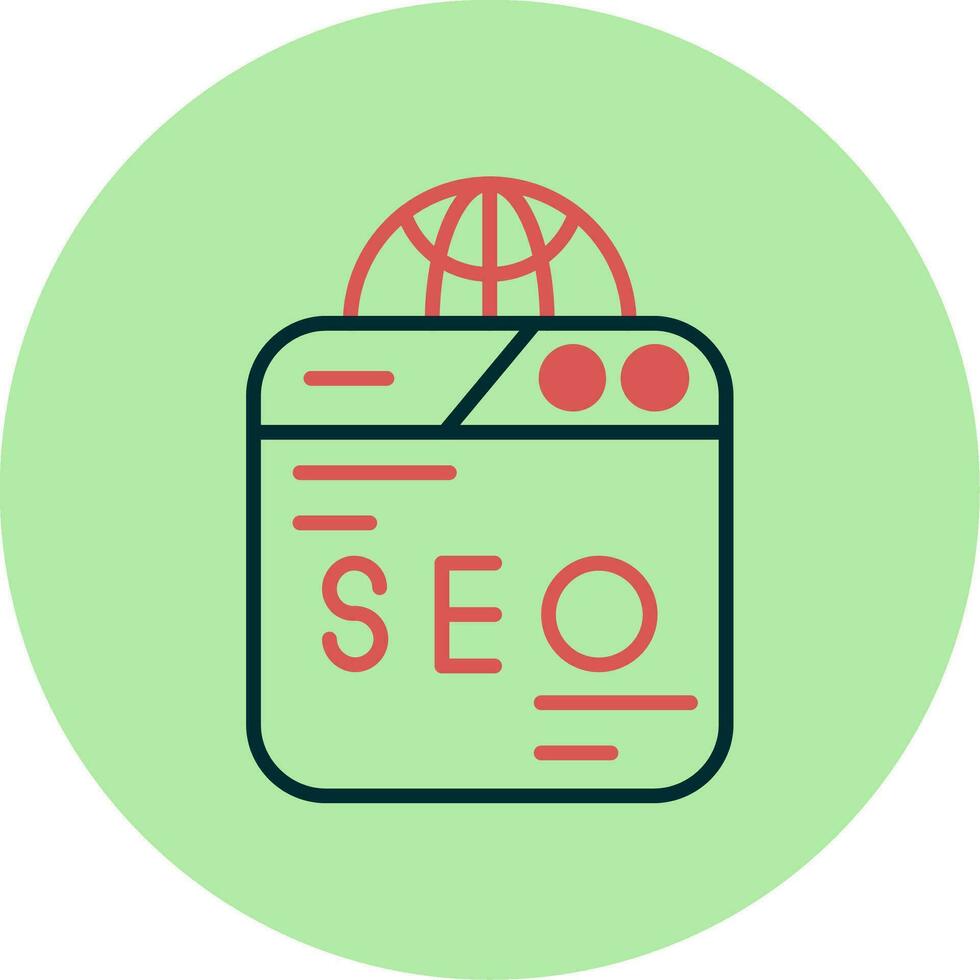 icono de vector de seo