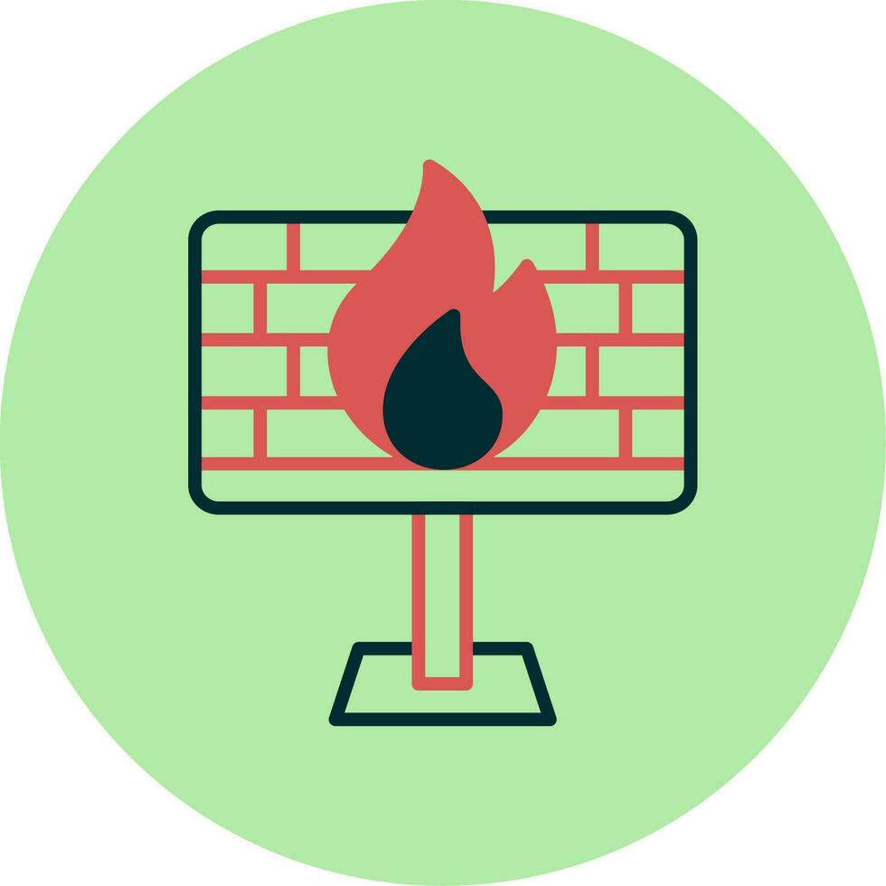 Firewall Vector Icon