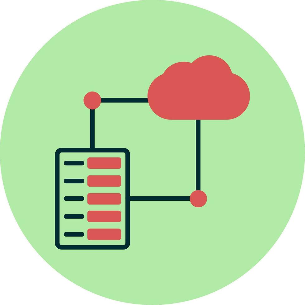 icono de vector de datos