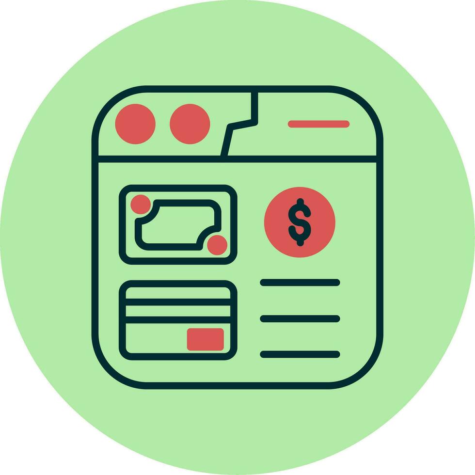 Online Payment Vector Icon