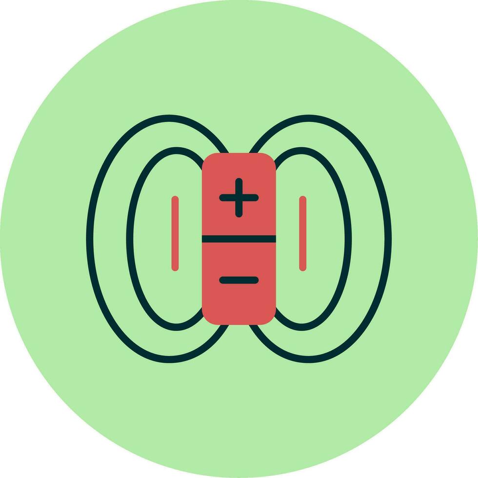 Magnetic Field Vector Icon