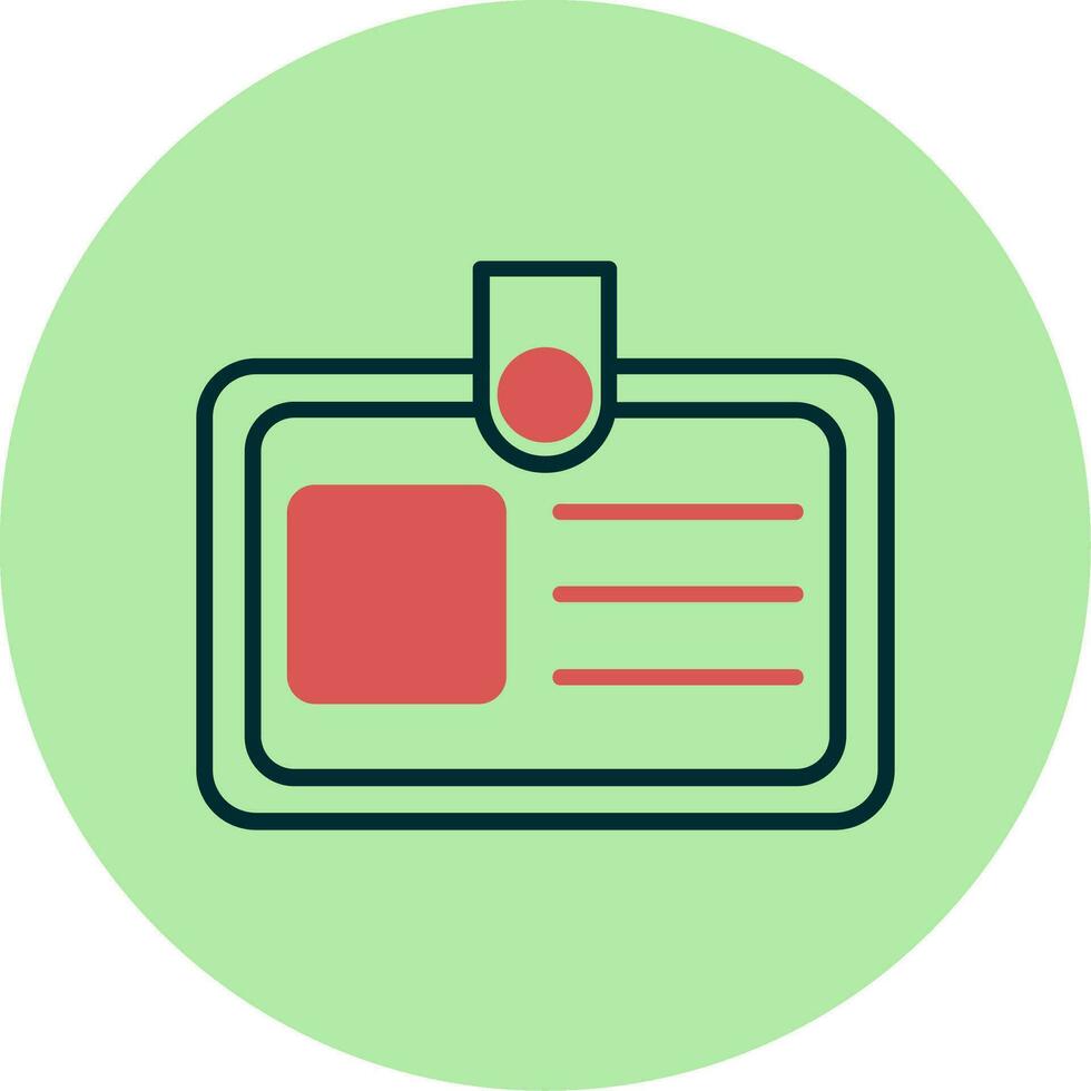 Identification Card Vector Icon