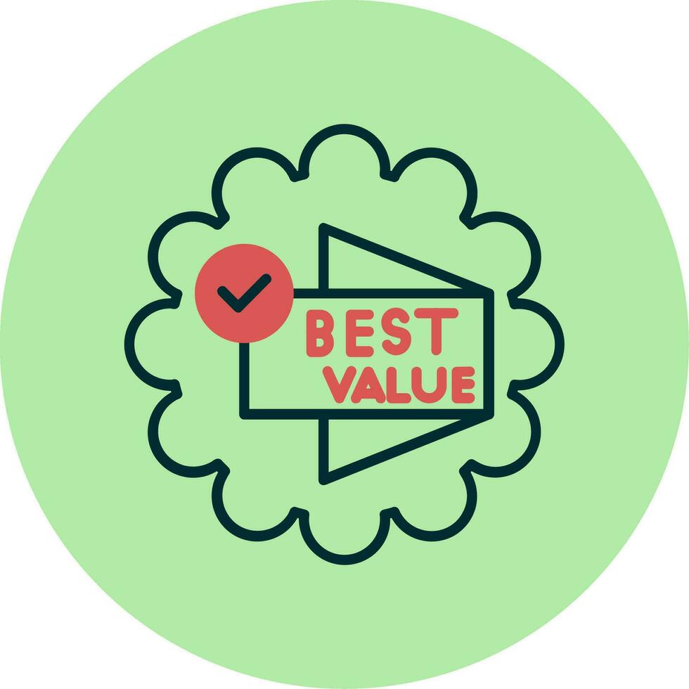 Best Value Vector Icon