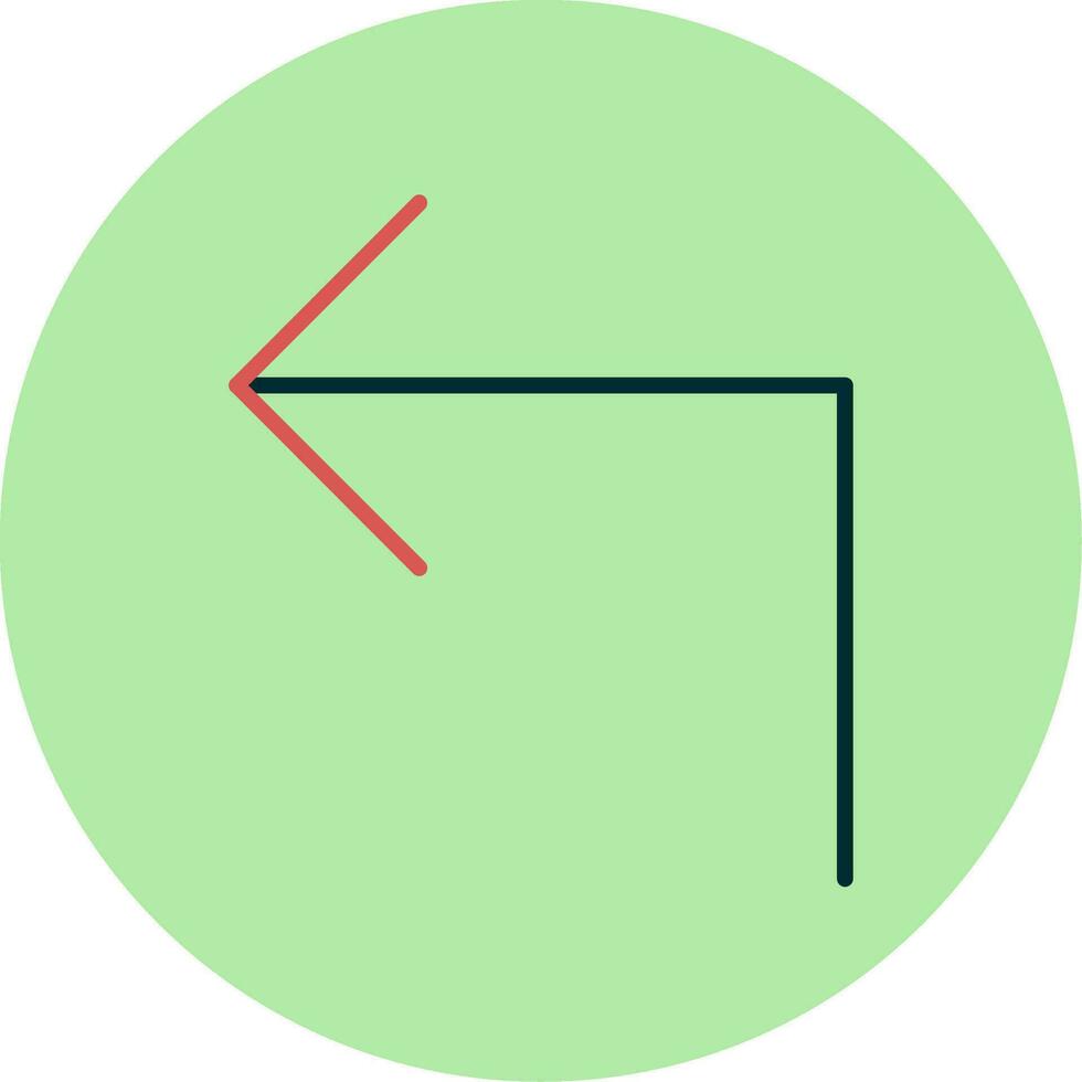 Turn Vector Icon
