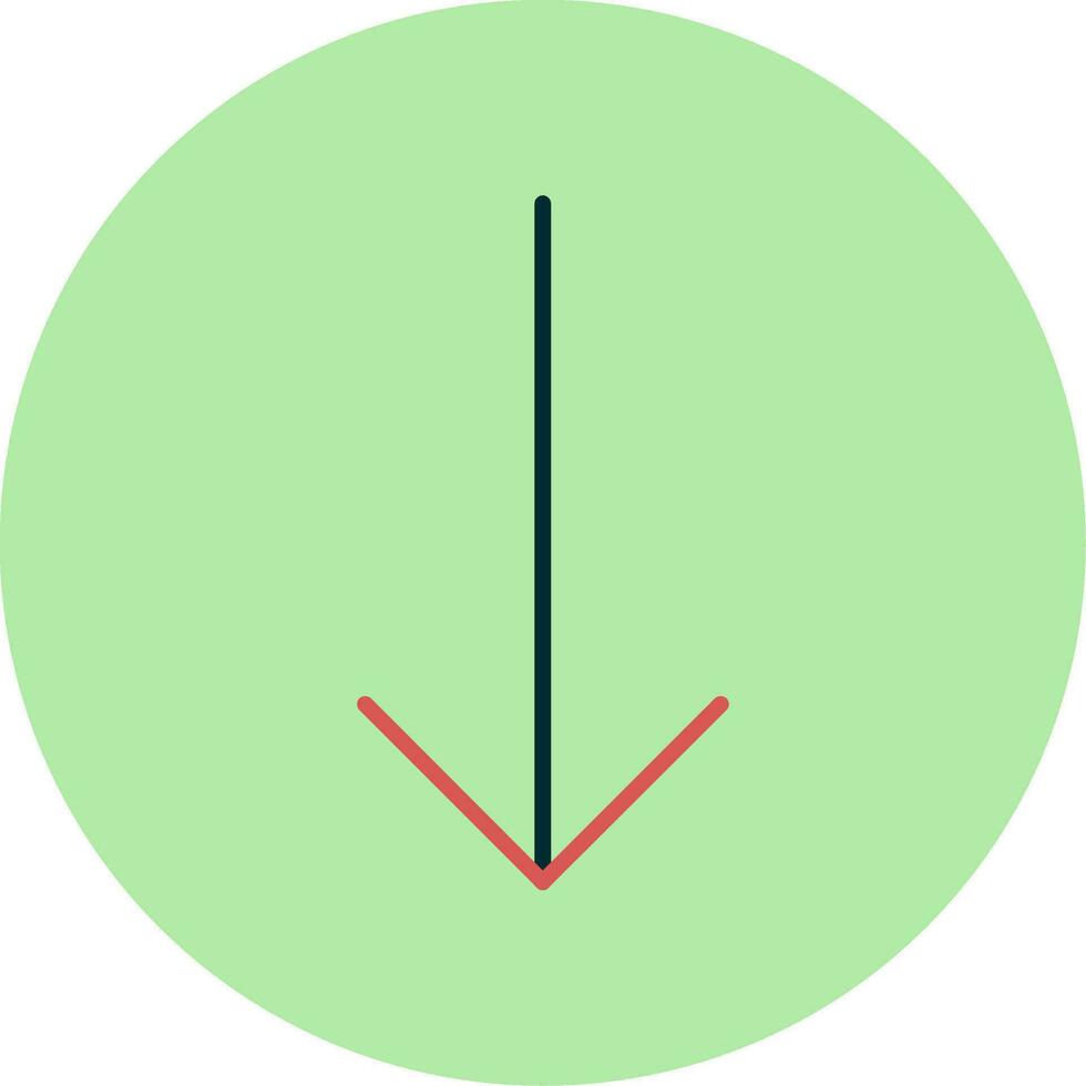 Down Arrow Vector Icon