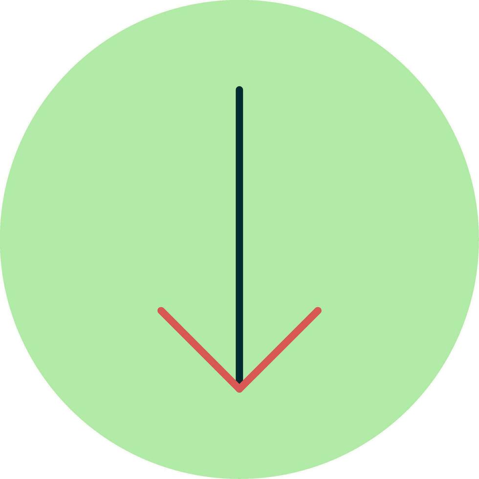 Down Arrow Vector Icon