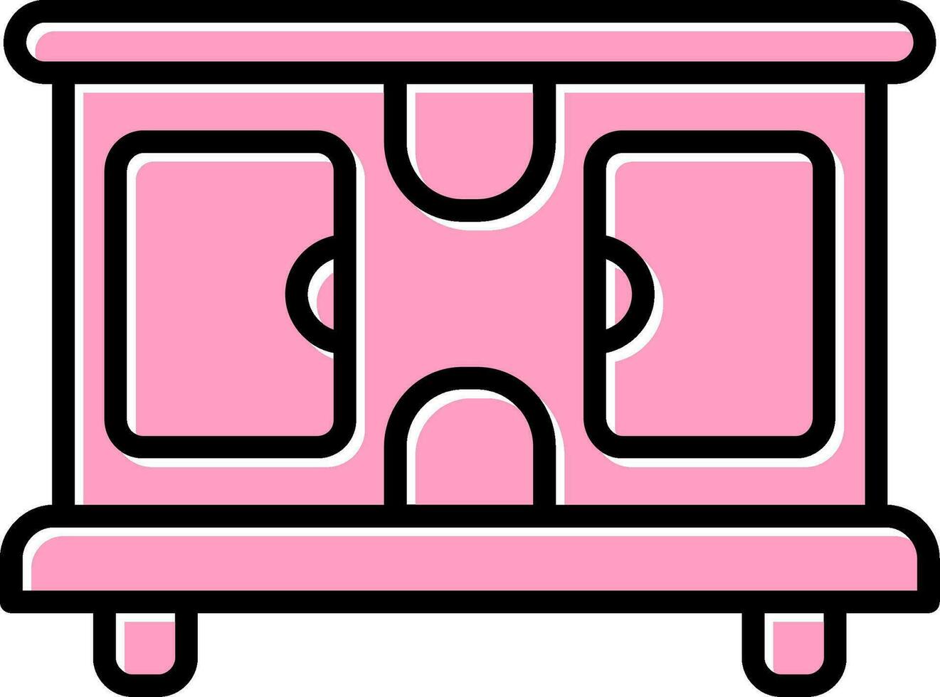 Tv Stand Vector Icon