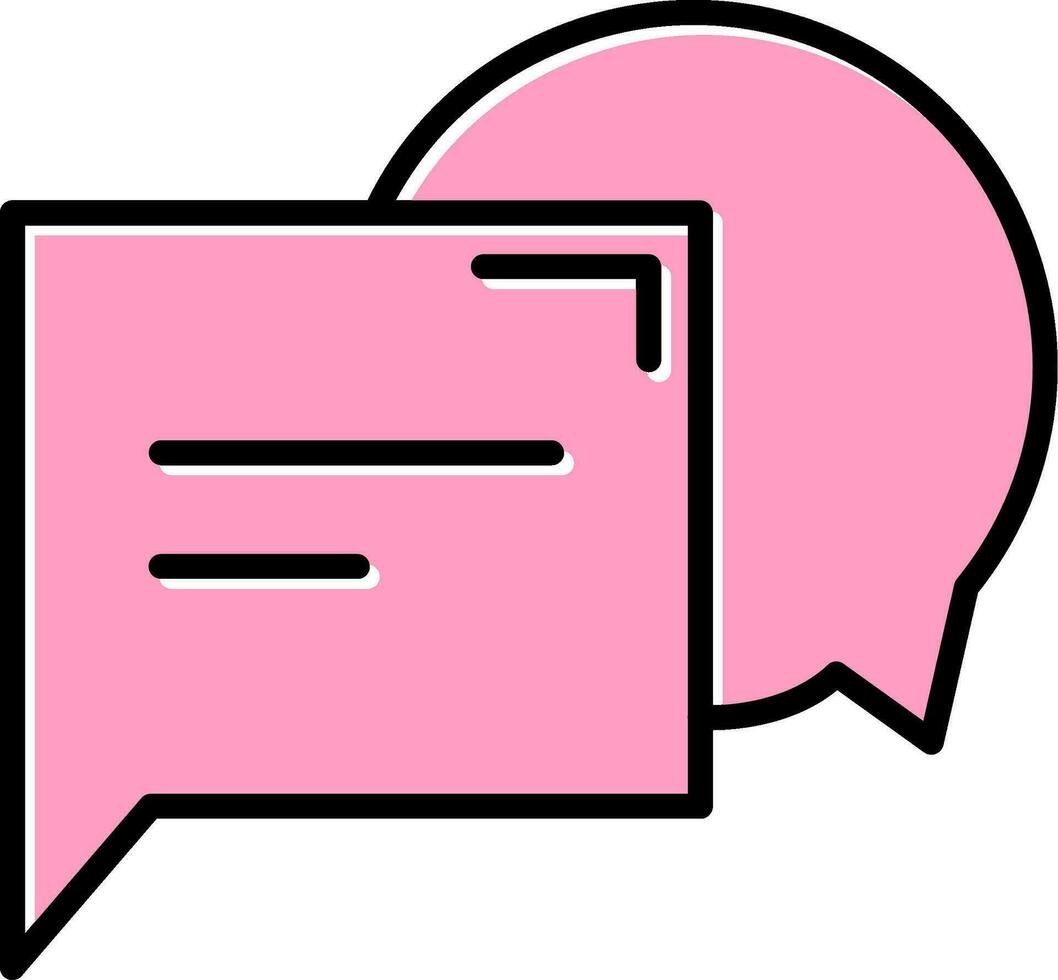Speech Bubbles Vector Icon