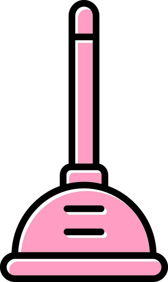 Plunger Vector Icon