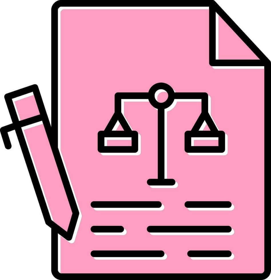 Contract Vector Icon