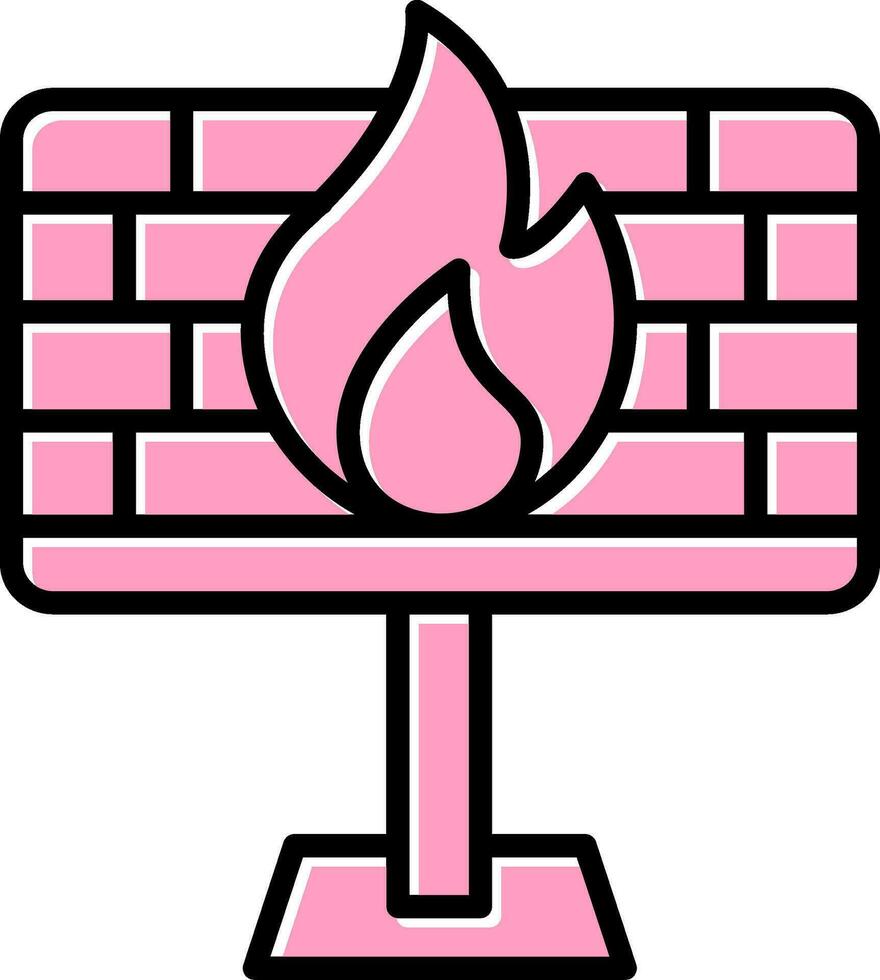 Firewall Vector Icon