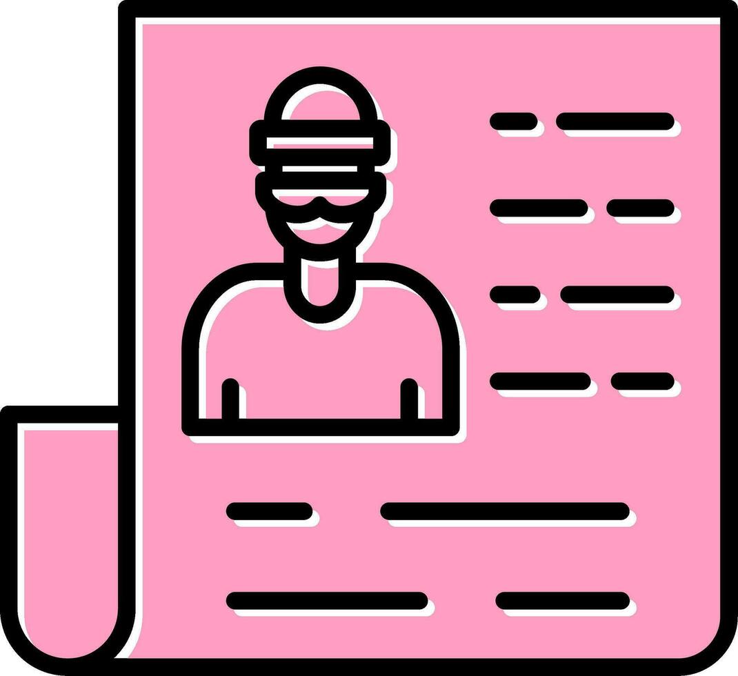 Newspaper Vector Icon
