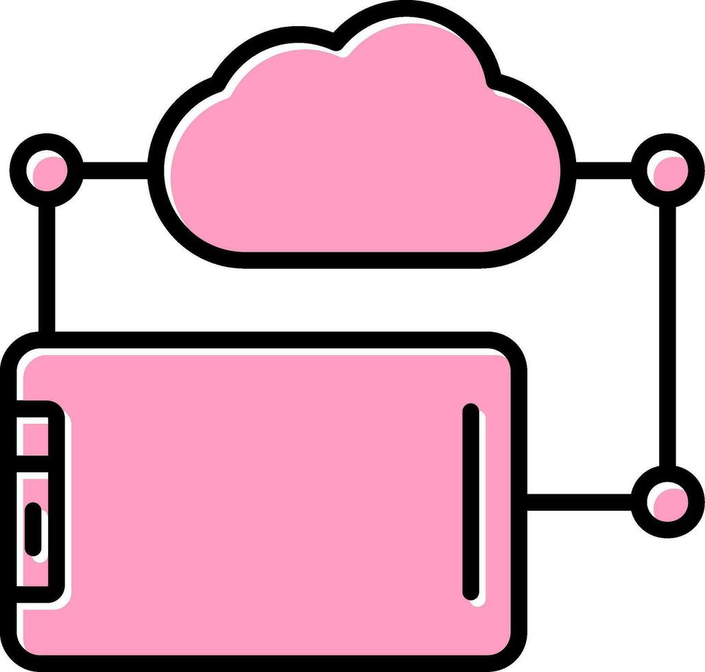 icono de vector de transferencia de datos