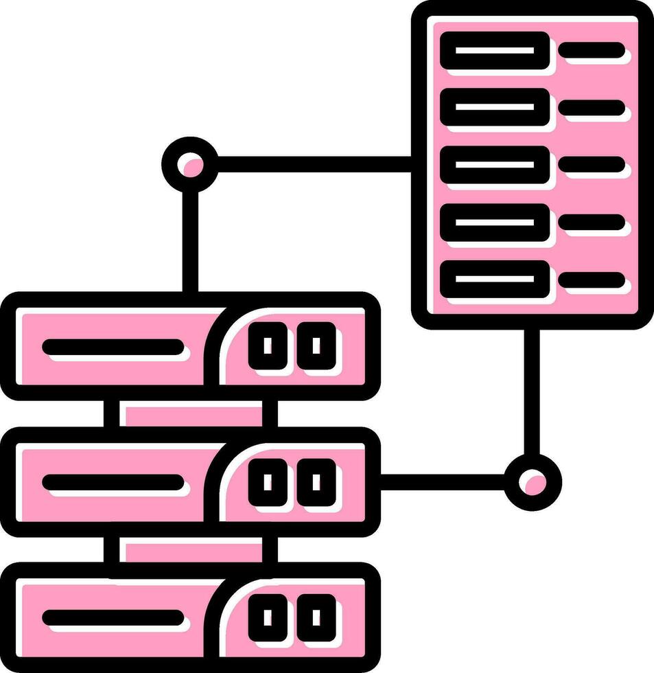 icono de vector de transferencia de datos