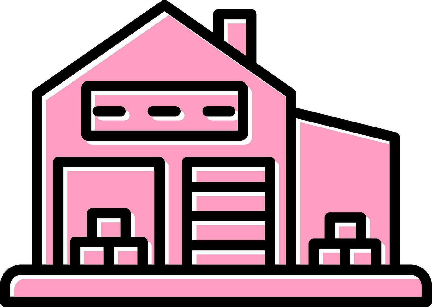 Warehouse Vector Icon